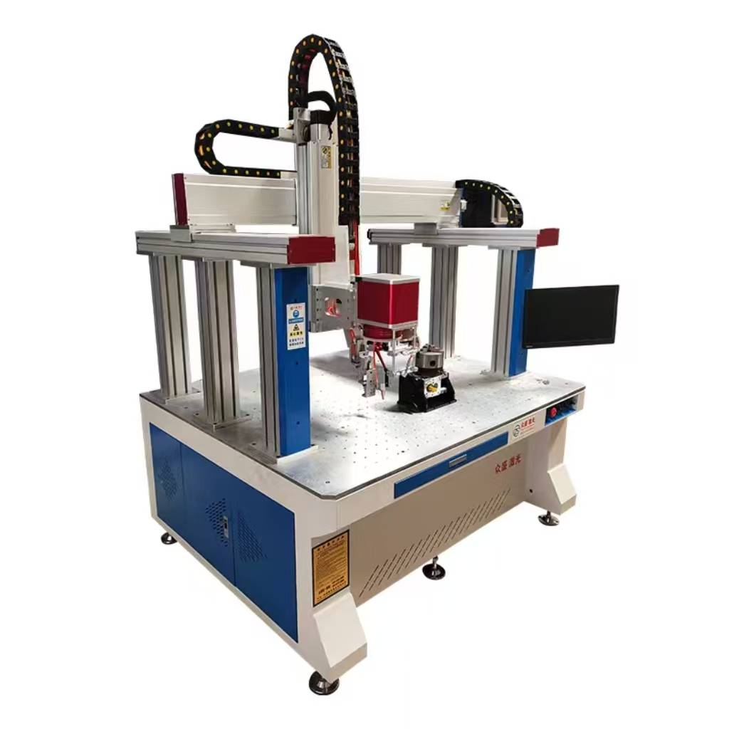 4 Axis CNC Laser Welding Machine:XYZ+ Rotary Axis Fixture