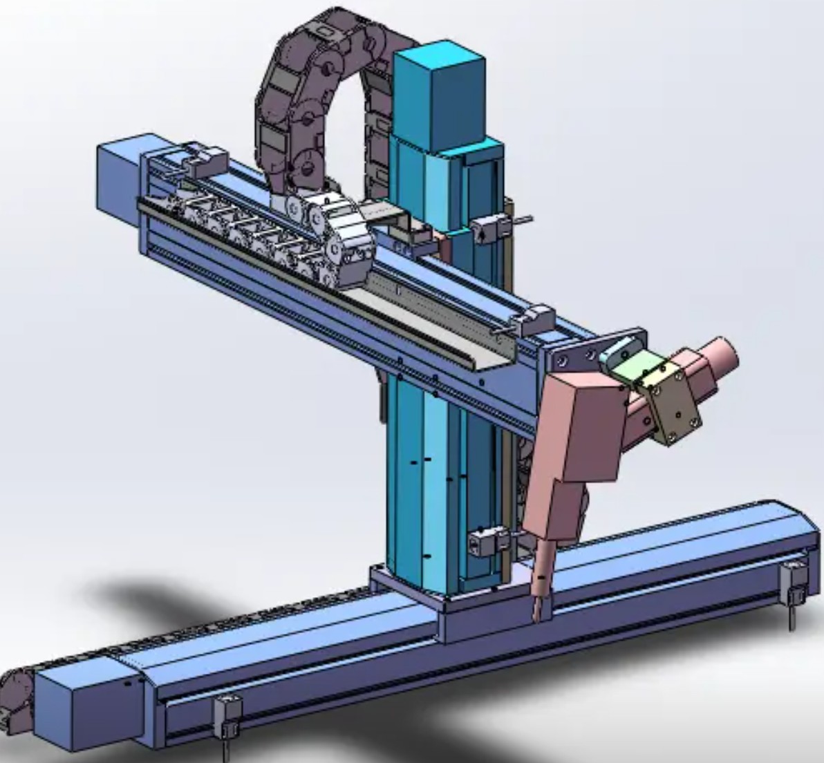 Three-axis welding platform